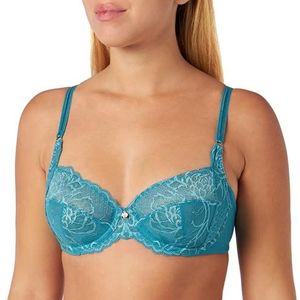 Triumph Dames Wild Peony Florale W BH, Peacock Green, 75D