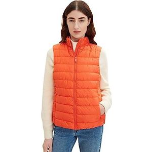TOM TAILOR Dames Vest 1034120, 15612 - Fever Red, M