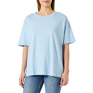 Noisy may Dames Nmida S/S O-Neck Top FWD Noos T-shirt, Cerulean., XS