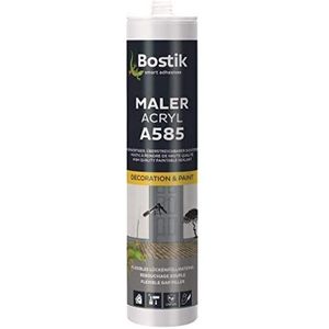 Bostik A585 schilder acryl wit 1K acryl afdichtmiddel 300ml patroon
