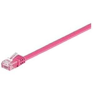Microconnect - V-utp602pi-flat 2m cat6 u/utp (utp) roze - netwerkkabel (rj-45, rj-45, mannelijk/mannelijk, cat6, u/utp (utp), roze)
