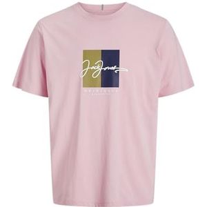 JACK & JONES Jorfrederiksberg Box Script Tee Ss Mni, Tickled Pink, 116
