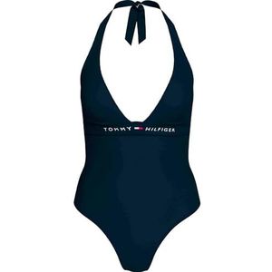 Tommy Hilfiger - Uw0uw05850 - Badpak - Donker Navy Blauw