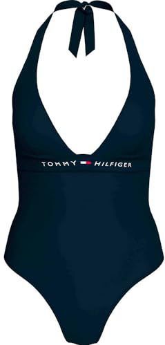 Tommy Hilfiger - Uw0uw05850 - Badpak - Donker Navy Blauw