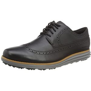 Cole Haan Heren OG Wing OX Golf Sneaker, zwart/natuurlijk, 8 UK, Zwart Naturel, 40.5 EU