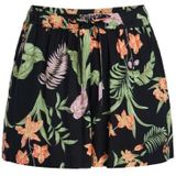 Korte Broeken - Gekreukelde Stof - Hoge Taille - Elastische Tailleband - Zakken