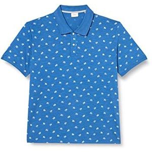 s.Oliver Poloshirt voor heren, korte mouwen, blauw 54a1, XXL