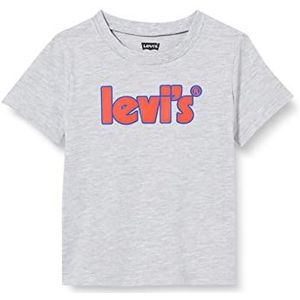 Levi's Kids Baby Jongens Lvb Poster Logo T-shirt met korte mouwen, Licht Grijsheide, 3 Maanden