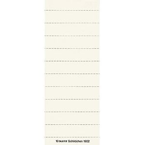 Leitz 19020001 Borden (Blanko, universele stickers, 3-regels) 100 stuks wit