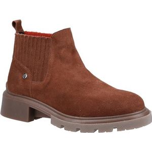 Hush Puppies Dames Rita Low Chelsea Boot, Tan, 5 UK, bruin, 38 EU