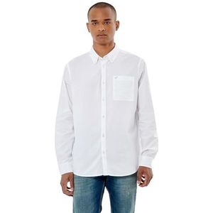 Kaporal Heren overhemd model Tomek kleur Mocha maat XL, Wit, S