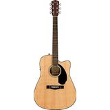 Fender,CD-60Sce Dreadnought, Walnut Fingerboard, Natuurlijk