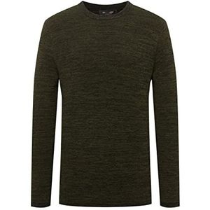 KEY LARGO MST Forest Gebreide trui voor heren, Olijf (1514), L