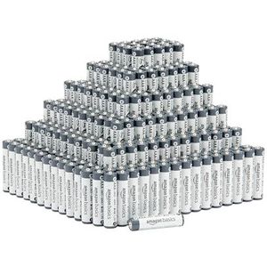 Amazon Basics 300 stuks industriële AAA-alkalinebatterijen, 1,5 volt, 5 jaar houdbaar