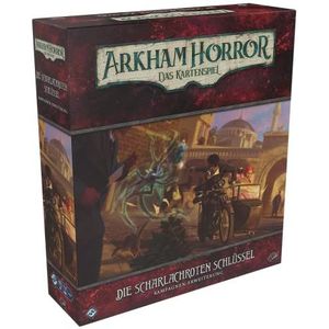 Fantasy Flight Games Arkham Horror: LCG – de scharlakenrode sleutel | campagne-uitbreiding | expertenspel | kaartspel | 1-4 spelers | vanaf 14+ jaar | 45 minuten | Duits