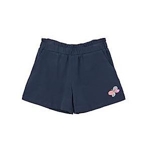 s.Oliver Korte sweatshort voor meisjes, blauw 5952, 98 cm