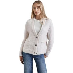 STREET ONE bouclé cardigan, Lucid White, 40