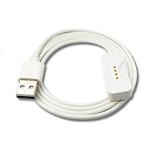 SYSTEM-S USB 2.0 kabel 100 cm oplaadkabel voor Oppo Band 3 Pro 3 2 Smartwatch in wit