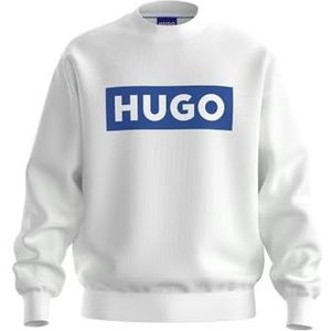 HUGO Niero Jersey, White100, L Heren, White100, L/Tall