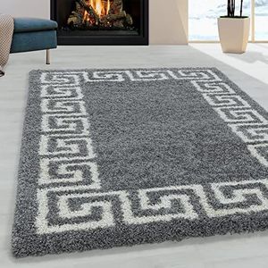 Shaggy langpolig tapijt met patroon hoogpolig tapijt woonkamer