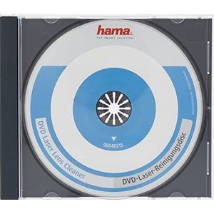 Hama 116200 „Deluxe” dvd-laserlensreiniger, blauw, 1,3 cm* 22,5 cm* 15,0 cm