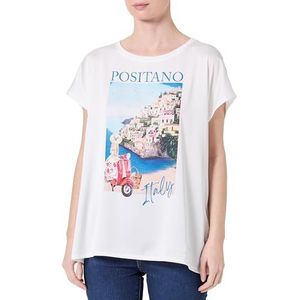 KEYLARGO Positano Round T-shirt voor dames, offwhite (1001), S