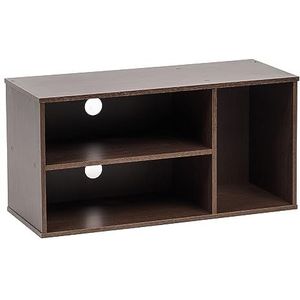 Iris Ohyama, Tv-kast / tv-kastkast / houten tv-kast, Afmetingen geschikt voor tv-meubels tot 43 inch, kantoor, woonkamer, slaapkamer - Module Shelf - MDB-3S - Bruin