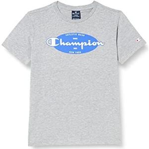 Champion Legacy Graphic Shop C S/S T-shirt & shorts compleet, (lichtgrijs melange/kobaltblauw), 3-4 jaar kinderen en jongens
