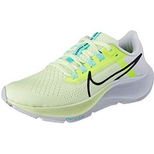 Nike Air Zoom Pegasus 38 Sneakers voor dames, Barely Volt Black Volt Aurora, 35.5 EU