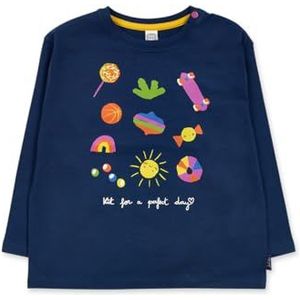 Tuc Tuc T-shirt voor meisjes, gebreid, kleur navy collectie Park Life, marineblauw, 24 Maanden