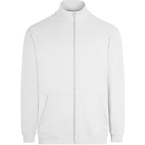 Mukua SZ270U Cooper, uniseks sweatshirt met ritssluiting, wit, maat 2XL, Wit, XXL