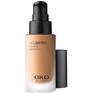 KIKO Milano Unlimited 24H Matte Foundation 8 NG, Langhoudende Matte Vloeibare Foundation Die Tot 24 Uur Lang Blijft Zitten