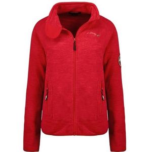 Geographical Norway Tyrell Lady - Dunne fleece voor dames, warm, ritssluiting, herfst, winter, lente, warm, dames, lange mouwen, kleding, bonttrui, zacht, comfortabel, Rood, L
