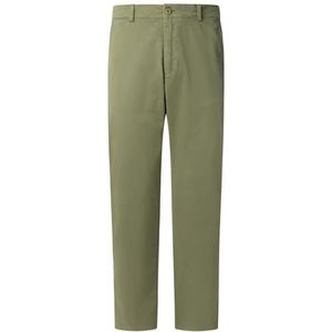 Pepe Jeans Slim chinobroek voor heren, keperstof, groen (legergroen), 44, groen (legergroen), 44