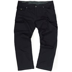 JP 1880 Heren grote maten grote maten Menswear L-8XL 5-Pocket broek, elastische band, regular fit 717157, donkermarine, 50W / 34L