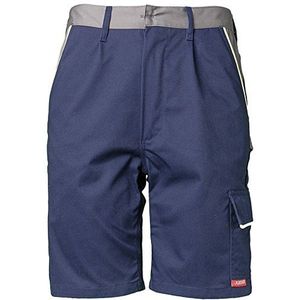 Planam Shorts Visline, maat S, marine/geel/zink, 2473044
