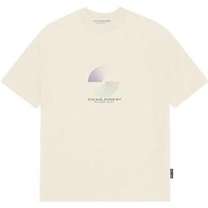 JACK & JONES Heren Jcocalma Tee Ss Crew Neck FST, Sweet Corn, XS