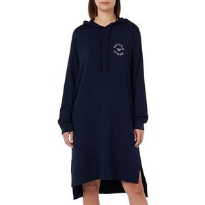 Emporio Armani Dames Women's Home Dress Viscose Fleece Sweatshirt, blauw, XS