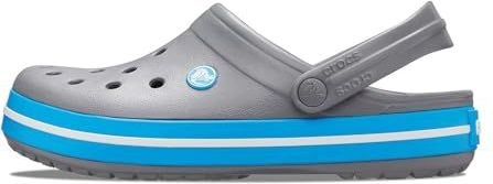 Crocs Crocband uniseks-volwassene Klompen klomp, Charcoal/Ocean, 46/47 EU