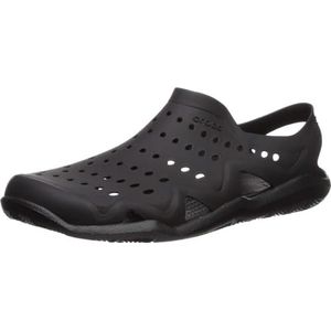Crocs Mannen Swiftwater Wave Flat, Zwart Zwart Zwart 060b, 41/42 EU