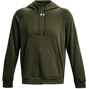 Under Armour Sweatshirt heren Ua Rival Fleece Hoodie , Marine Od Groen / / Wit , XL