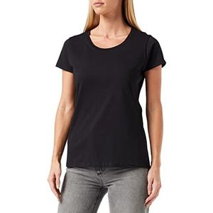 Fruit of the Loom Origineel T-shirt voor dames, Zwart, XL
