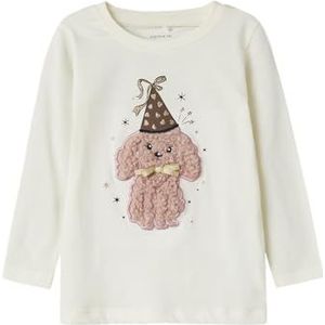 Meisjeskleding - Ecru - Top met Lange Mouwen