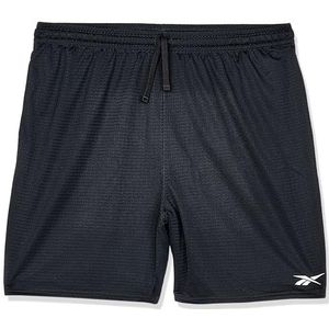 Reebok Basketbal Mesh Short, zwart, M