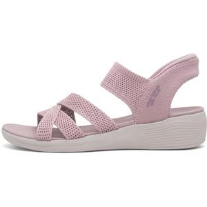 Vrijetijdsschoen - Lavendel - Vegan - Sleehak - Open Neus