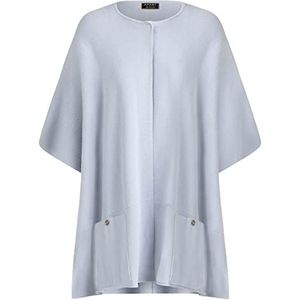 ApartFashion APART gebreide outfit voor dames, gebreid vest met aparte sjaalkraag, cardigan, lichtblauw, normaal, lichtblauw, S