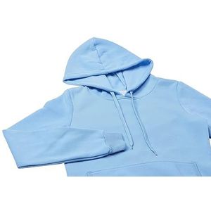 Colina Modieuze trui hoodie voor dames, polyester, lichtblauw, maat S, lichtblauw, S