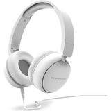 Energy Sistem UrbanTune Hoofdtelefoon met kabel (100% gerecyclede kunststof, afneembare kabel, microfoon, spraakassistent), wit