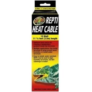 Zoo Med RHC-15E Repti Heat Cable, 15 W, 3,5 m verwarmingskabel, warmtebron in het terrarium