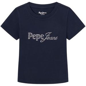 Pepe Jeans Odel T-shirt voor meisjes, blauw (Dulwich Blue), 6 Jaren